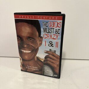The Gods Must Be Crazy I & II Double Feature (DVD, 2 Disc Set) Tested Working
